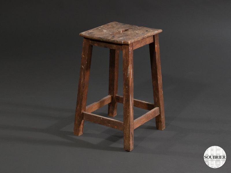 Tabouret rustique bois