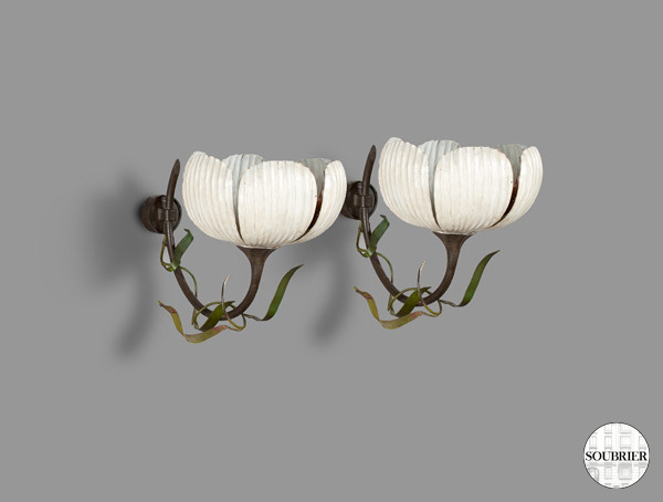 Two sconces 1900